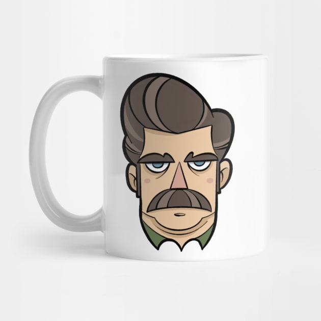 Swanson by scribbles by mike